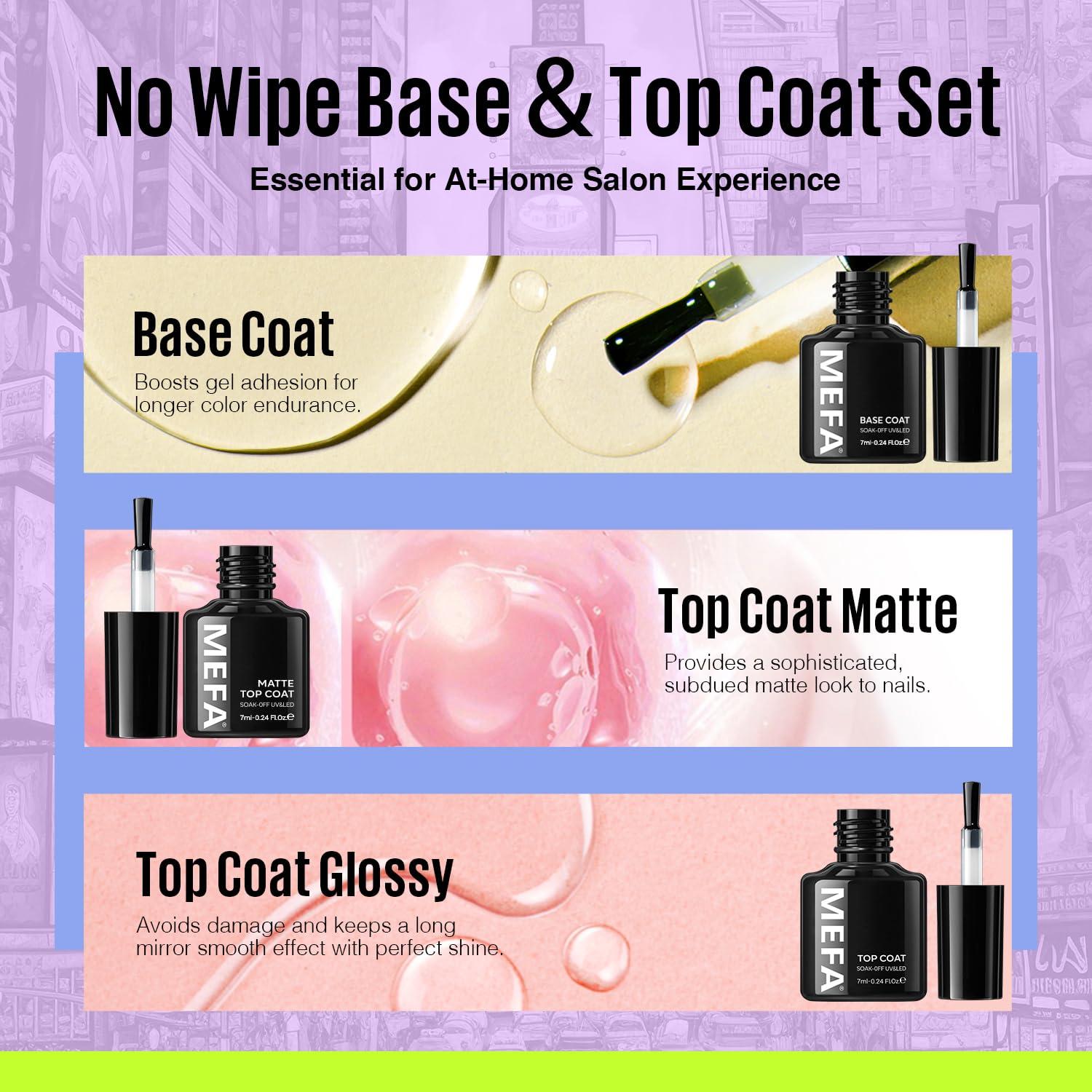 Set de Esmalte en Gel MEFA 35 Pcs 32 Colores Manicura DIY