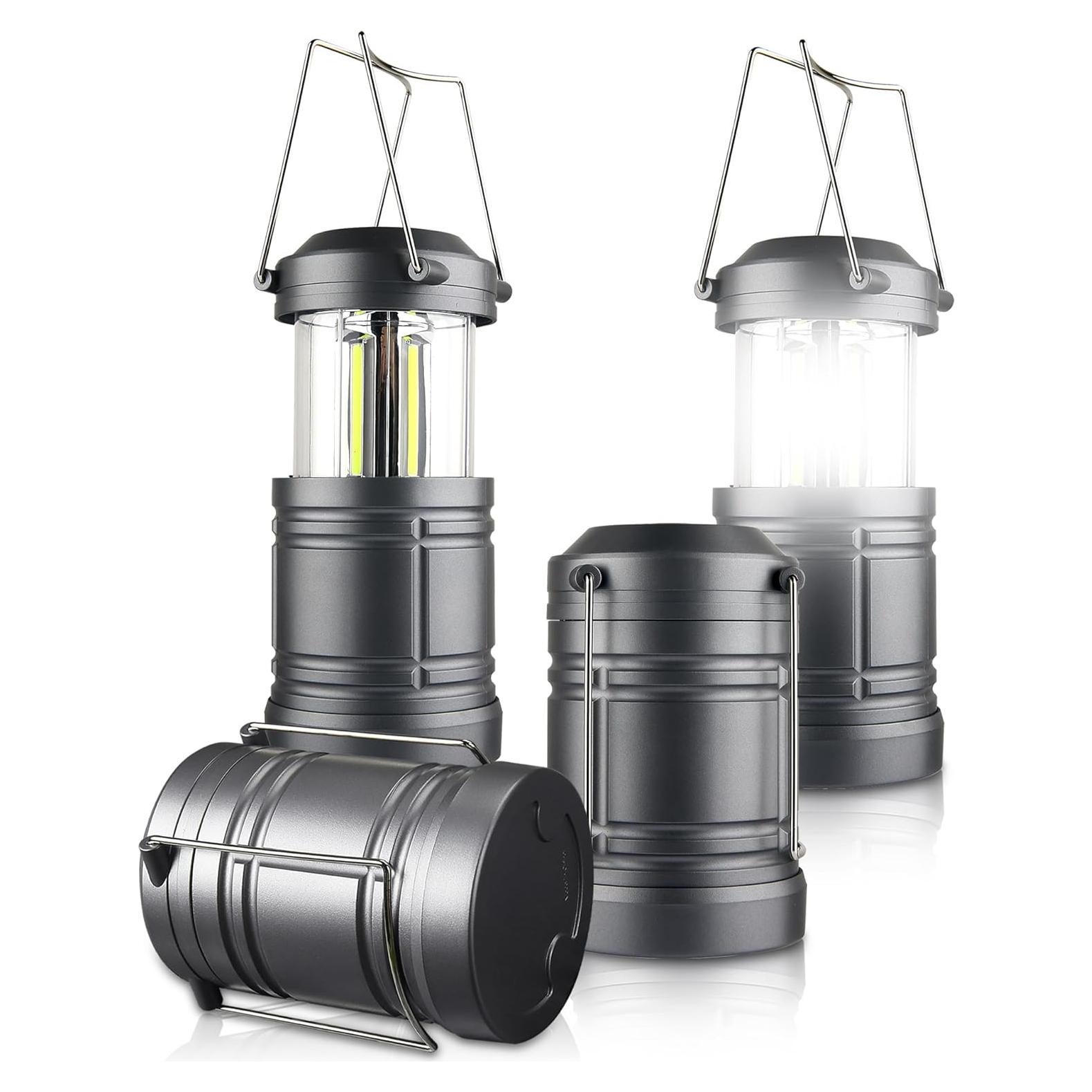 Linterna LED FADOMALL para Camping 360° - Paquete de 4