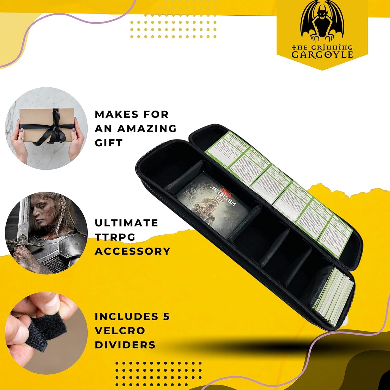 Funda de Transporte para Cartas TCG Grinning Gargoyle - Negro