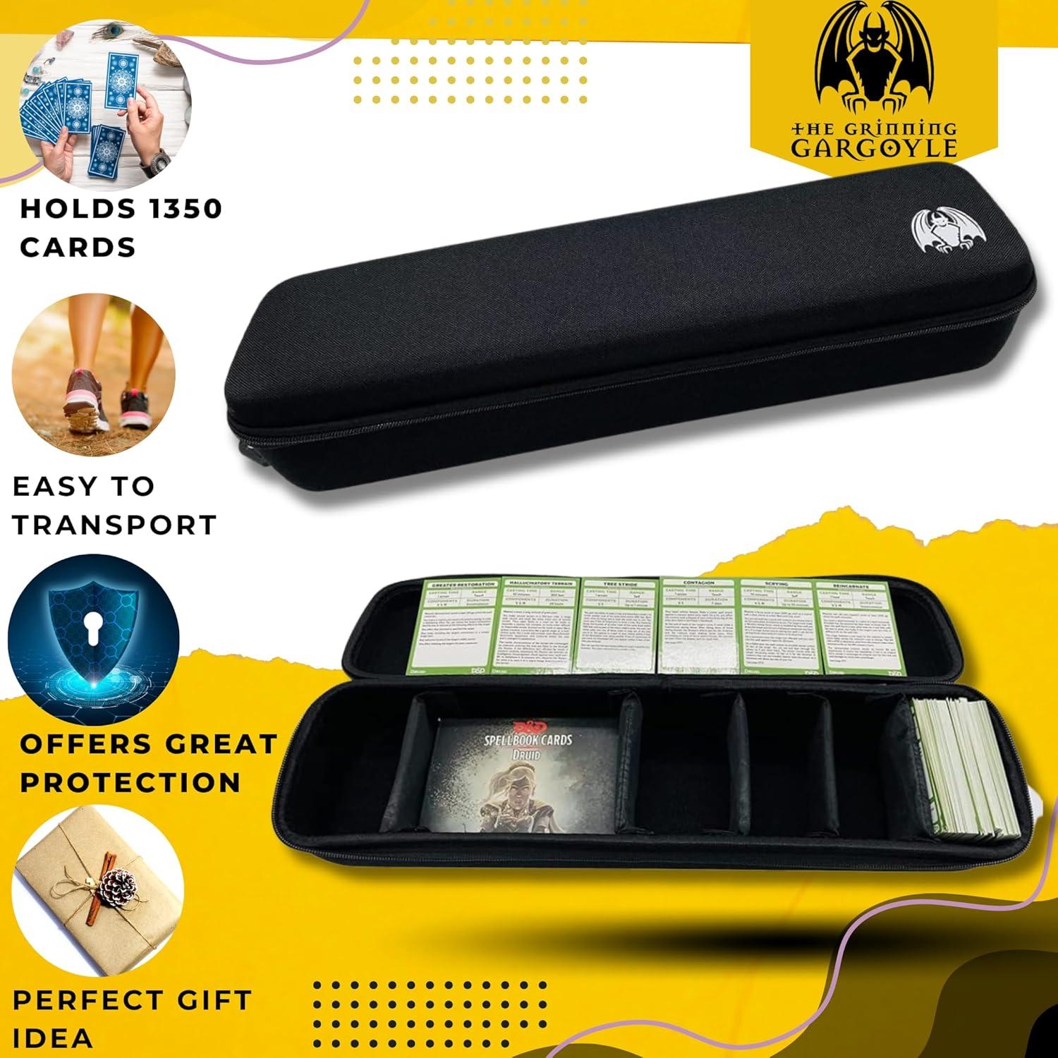 Funda de Transporte para Cartas TCG Grinning Gargoyle - Negro