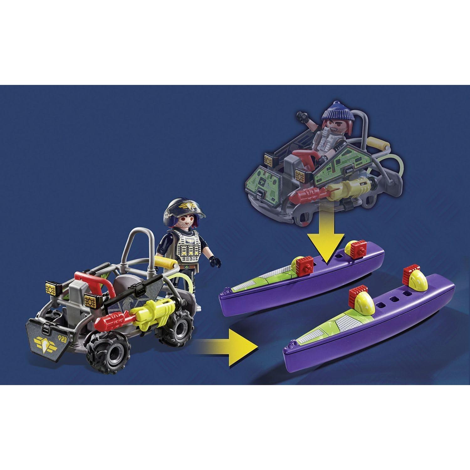 Quad Todo Terreno Policial Playmobil 71147 con figura