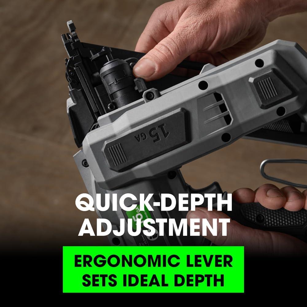 Clavadora de Acabado Sin Cable FLEX 24V 15 Gauge 1-2.5"