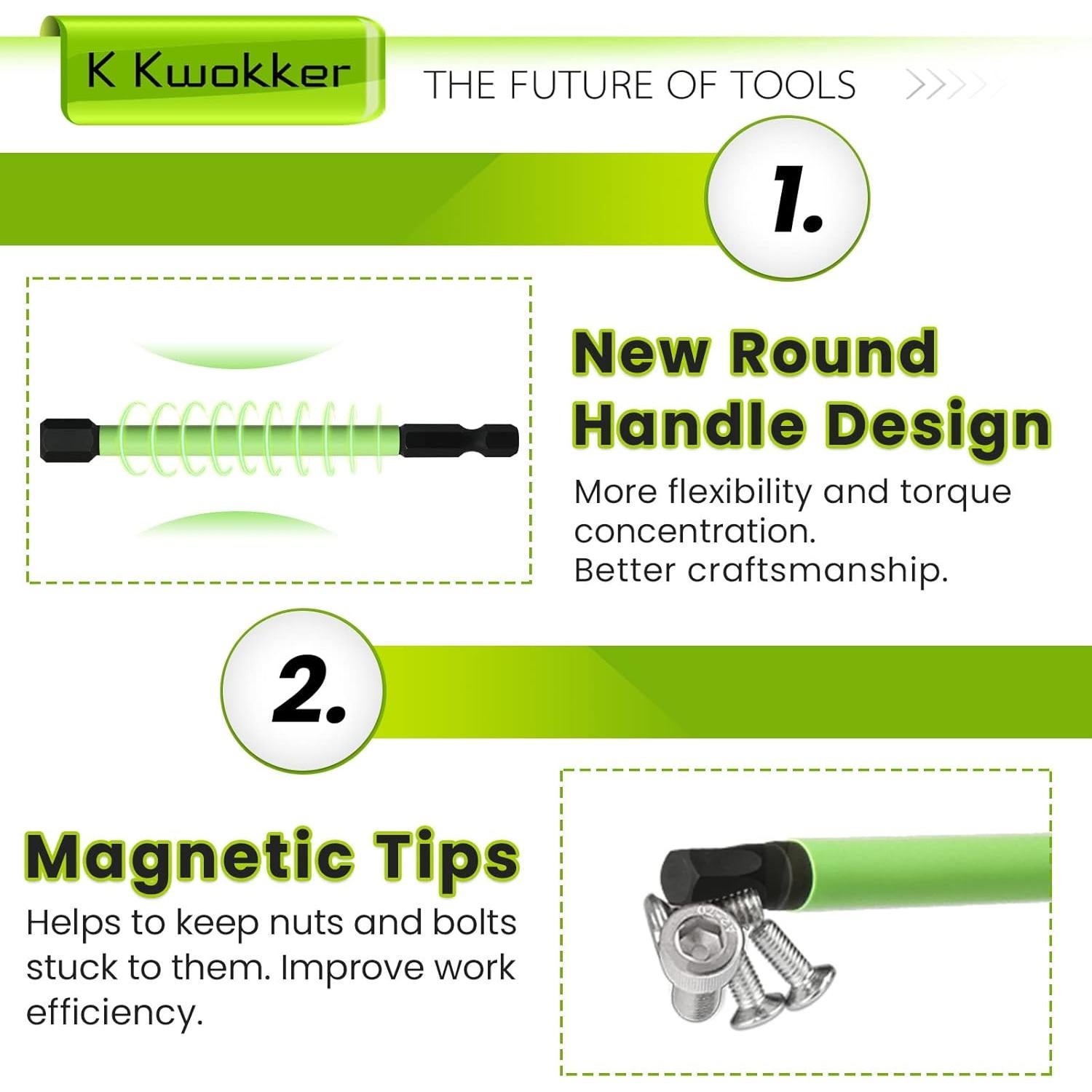 Juego de Brocas Allen TLEEP 10 Pcs Acero S2 100mm Verde