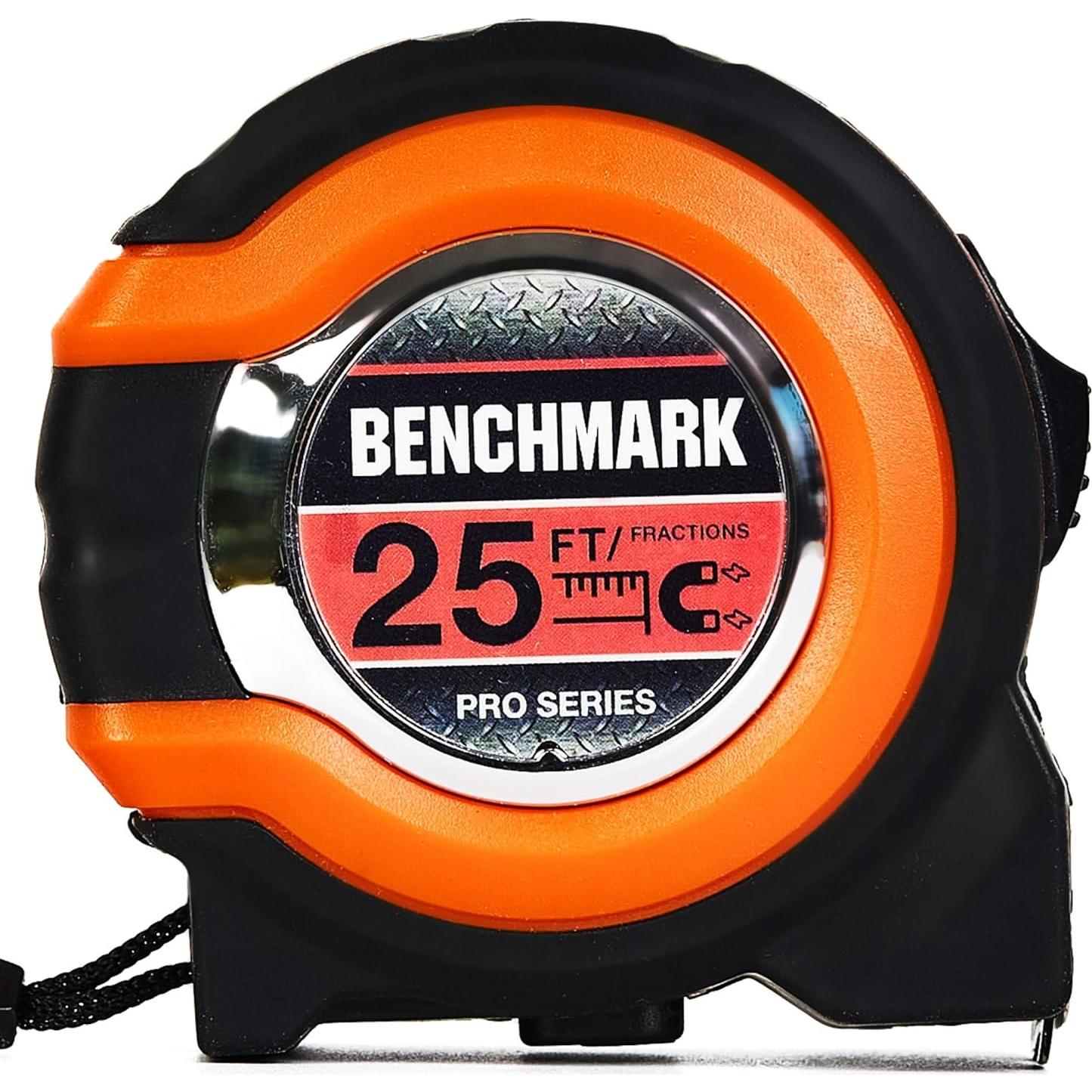 Cinta Métrica Benchmark 25 pies (7.5 m) - Paquete de 3