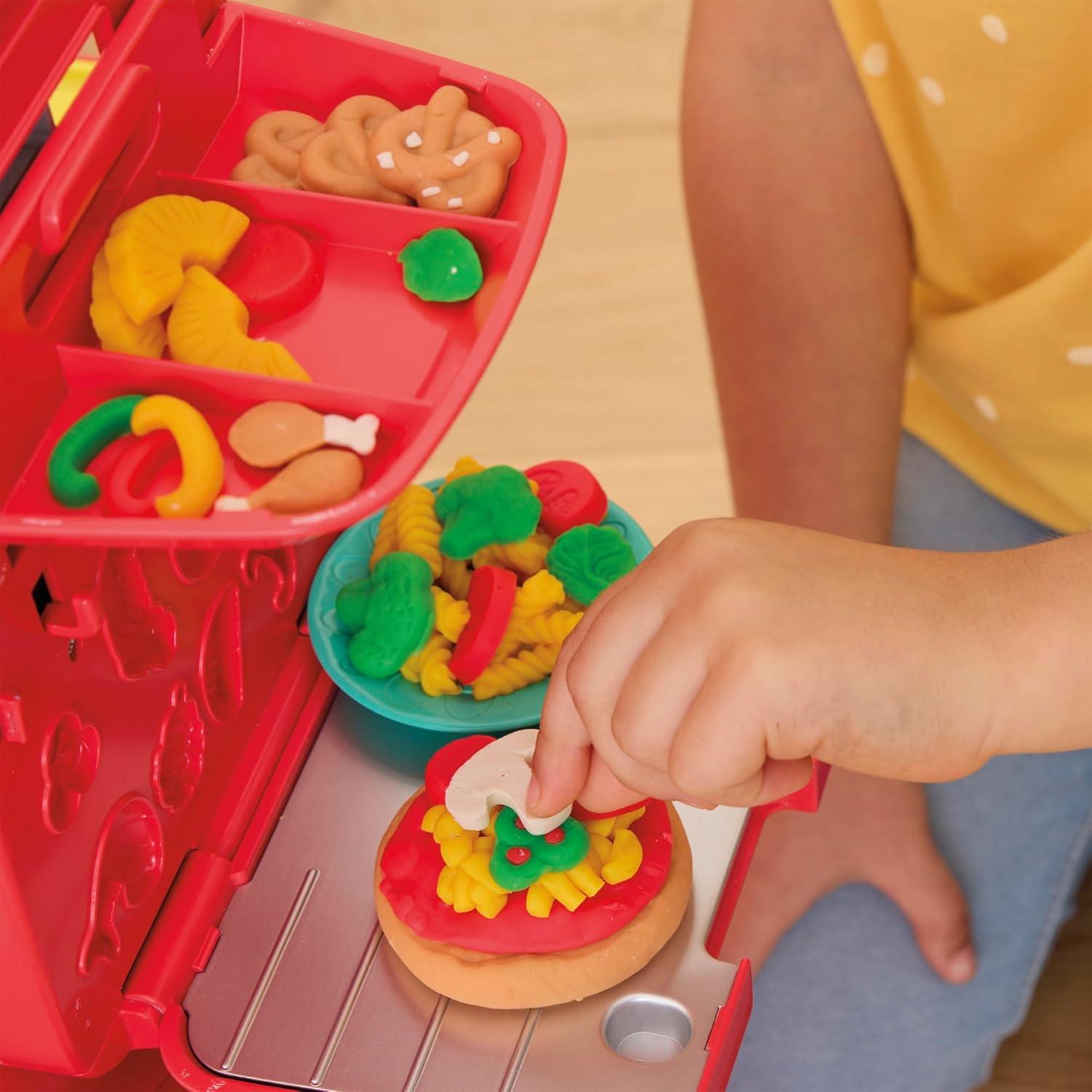 Juego de entrega de pizza Play-Doh con scooter 10 colores