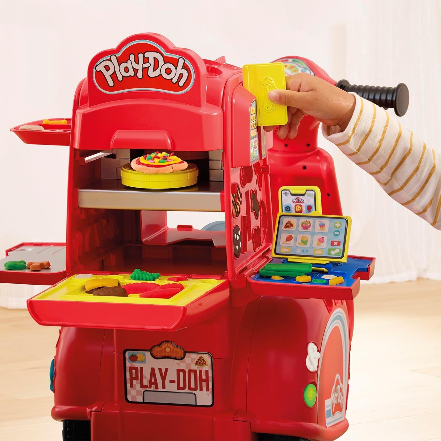Juego de entrega de pizza Play-Doh con scooter 10 colores