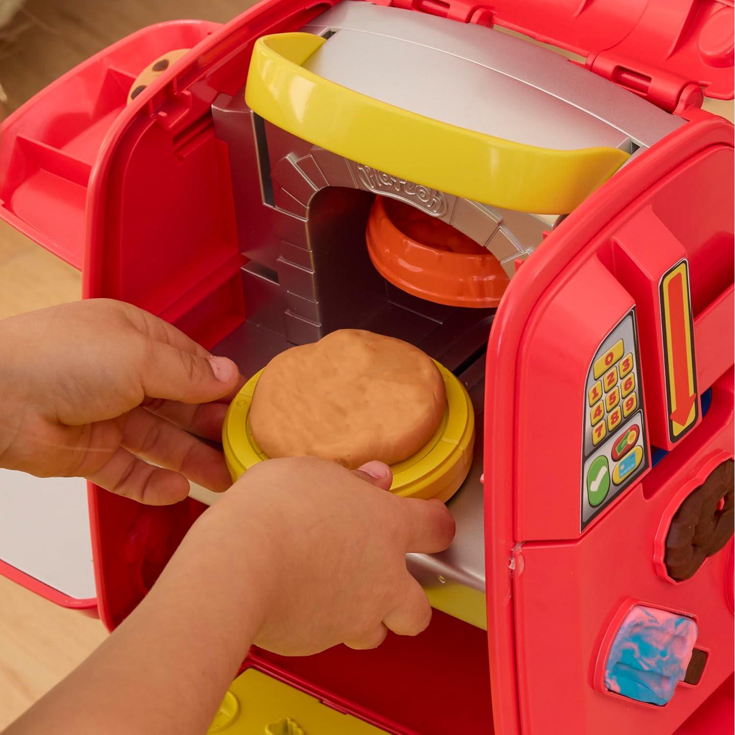 Juego de entrega de pizza Play-Doh con scooter 10 colores