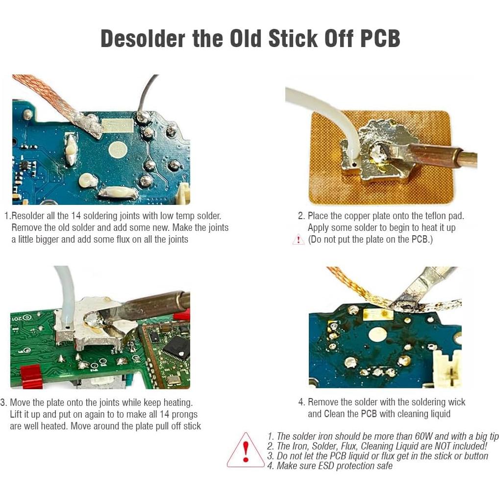 Kit Reemplazo Joystick Hall ElecGear para Controlador PS5 Edge