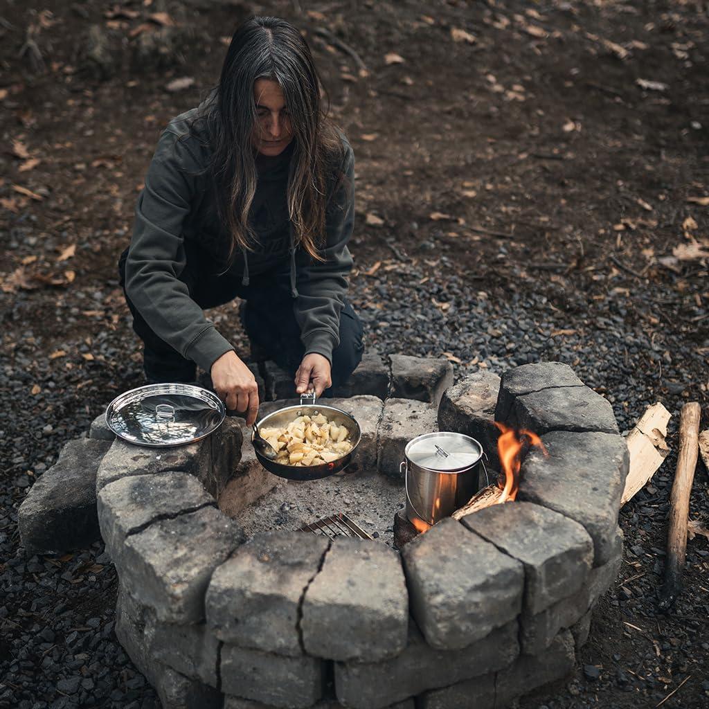 Sartén Plegable La Escuela Pathfinder 20 cm Acero Inoxidable