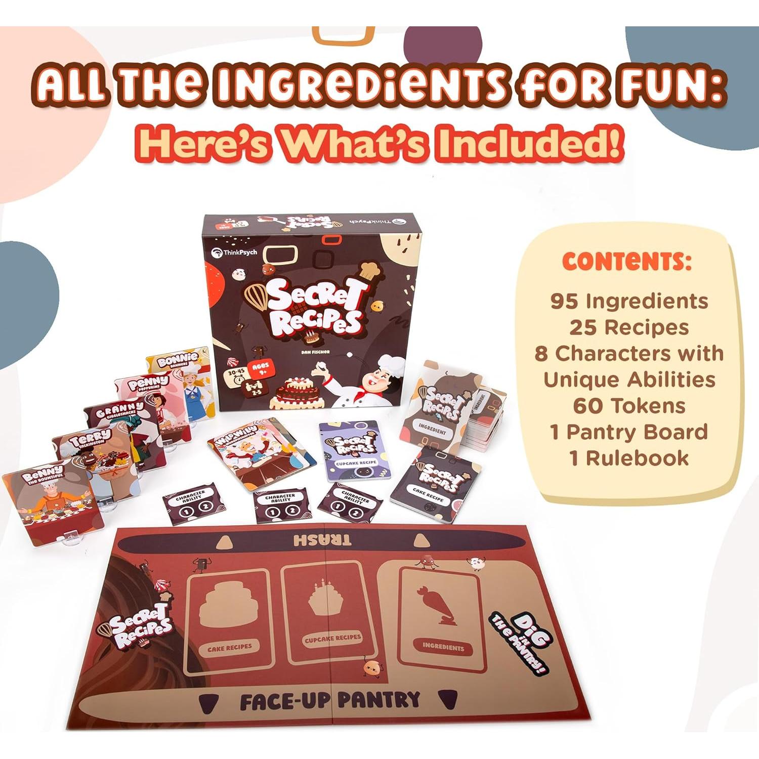 Recetas Secretas - ThinkPsych - Juego de Repostería Familiar