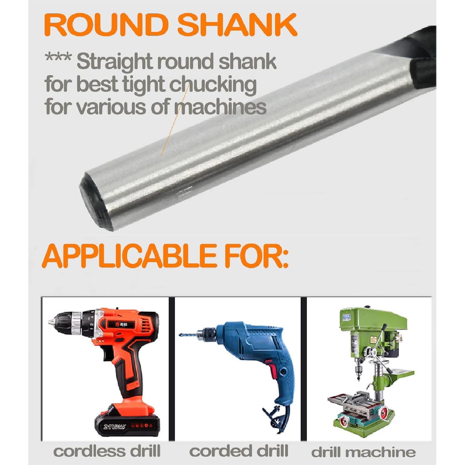 Juego de Brocas de Punta de Madera MAX-CRAFT 10 Pcs 12 mm