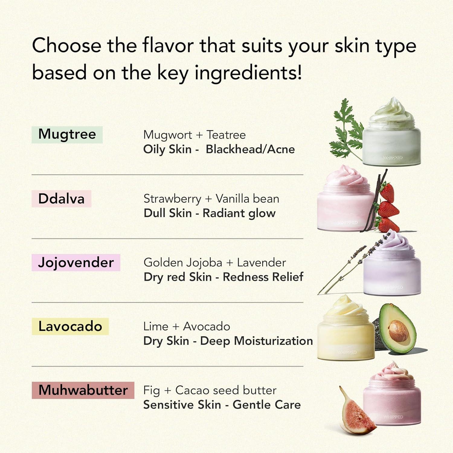 Limpiador Facial Crema Batida Ddalva 127.6 g - Fresa y Vainilla