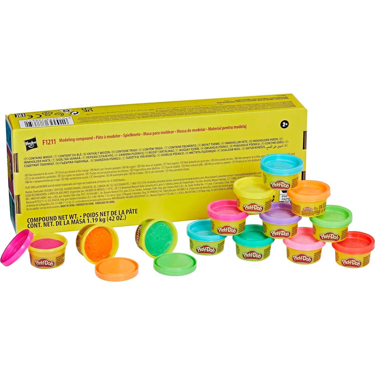 Play-Doh 42 Latas de 28g, Regalos para Niños y Fiestas