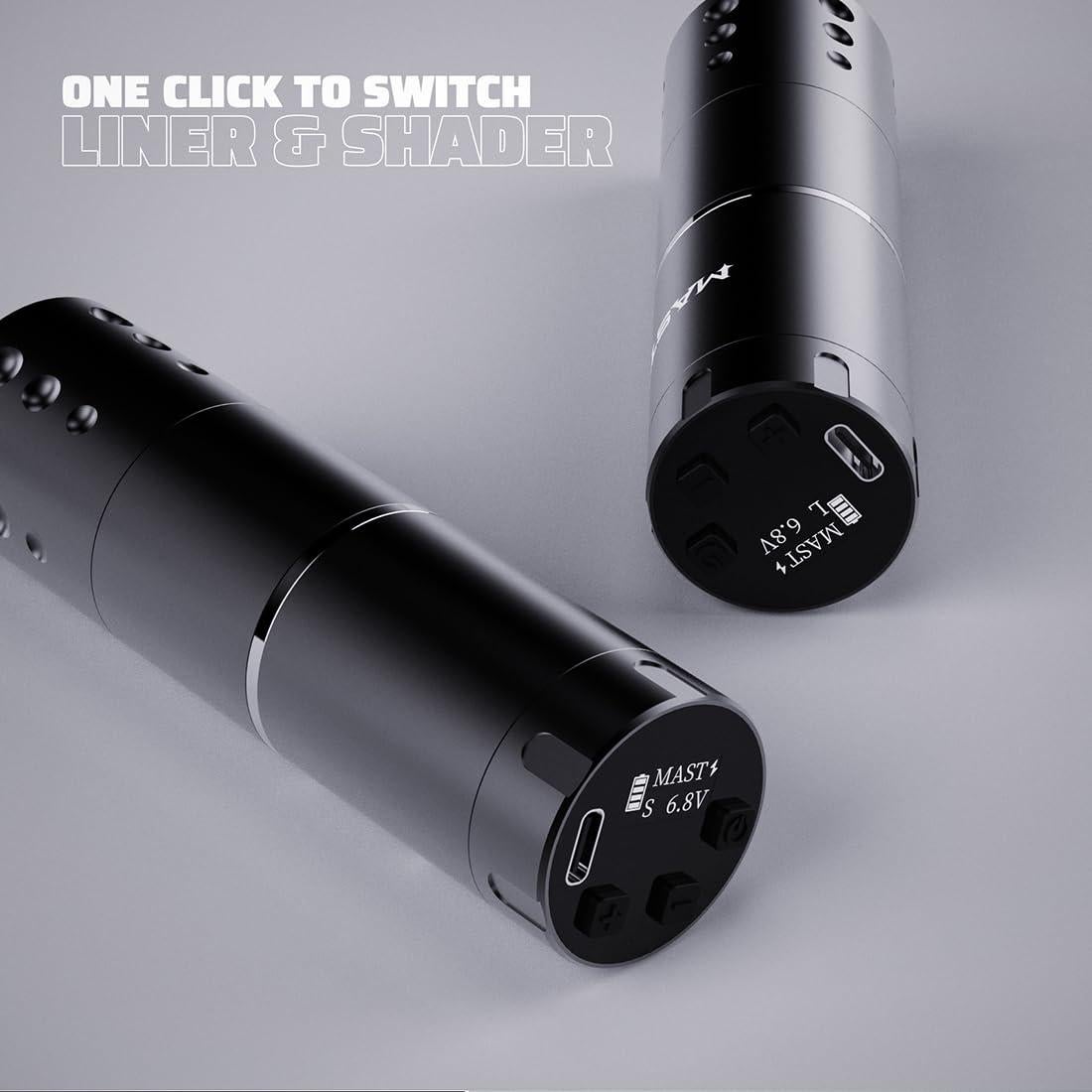 Kit de Tatuaje Inalámbrico Mast A1 - 20 Agujas y Tinta