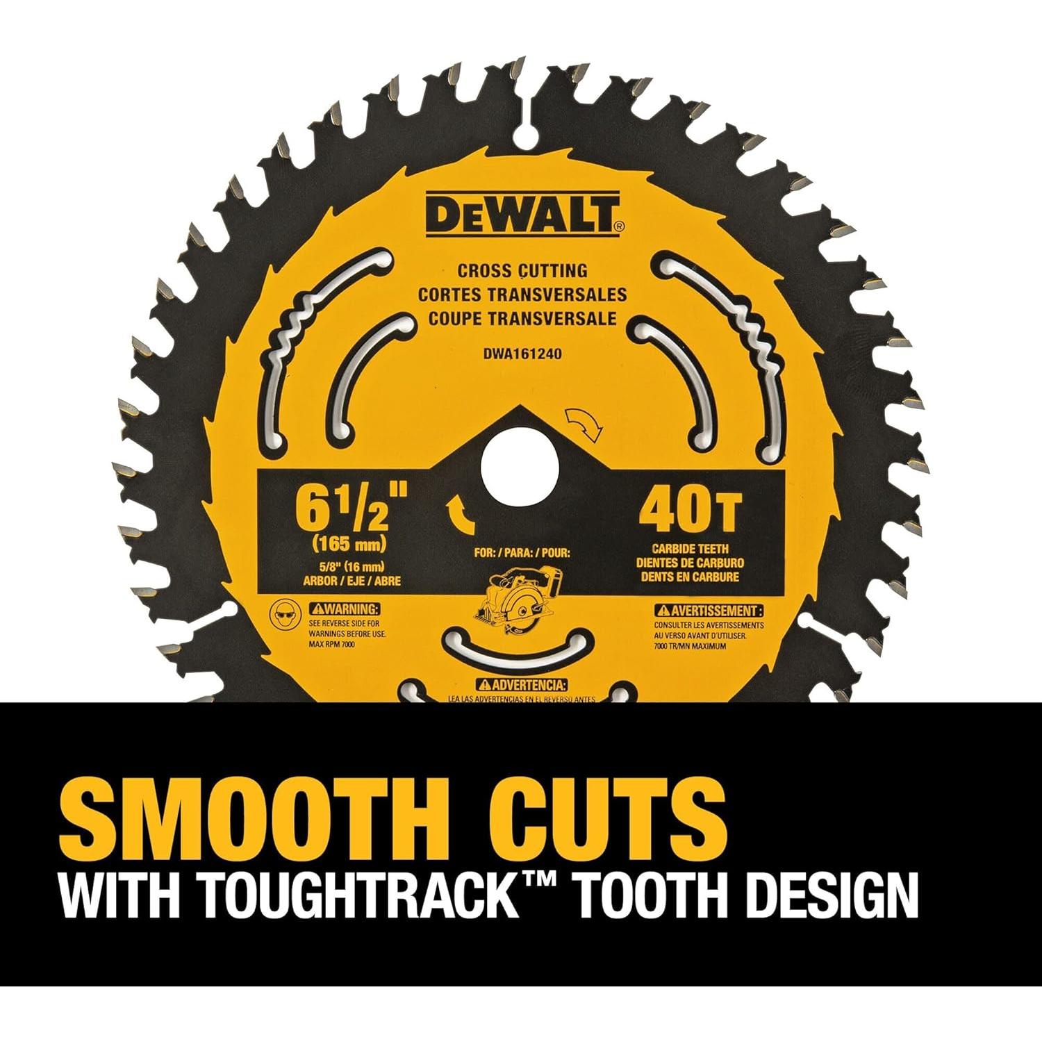 Sierra Circular DEWALT DWA161240 16.5 cm 40 Dientes Paquete de 2