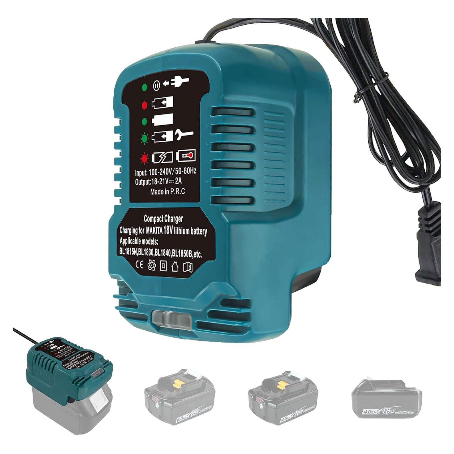 Cargador de Batería Litio Makita 18V HXTMOJU Mini Compacto