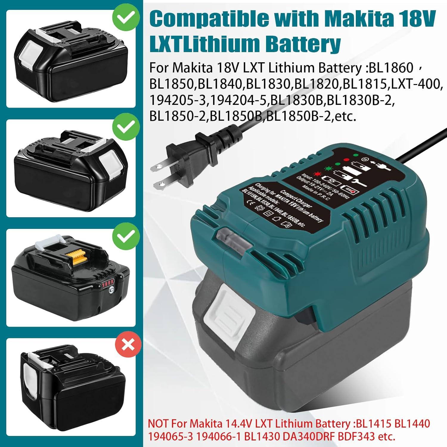 Cargador de Batería Litio Makita 18V HXTMOJU Mini Compacto
