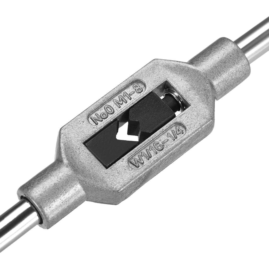 Llave de Grifo Ajustable uxcell M1-M8 Niquelado 127mm