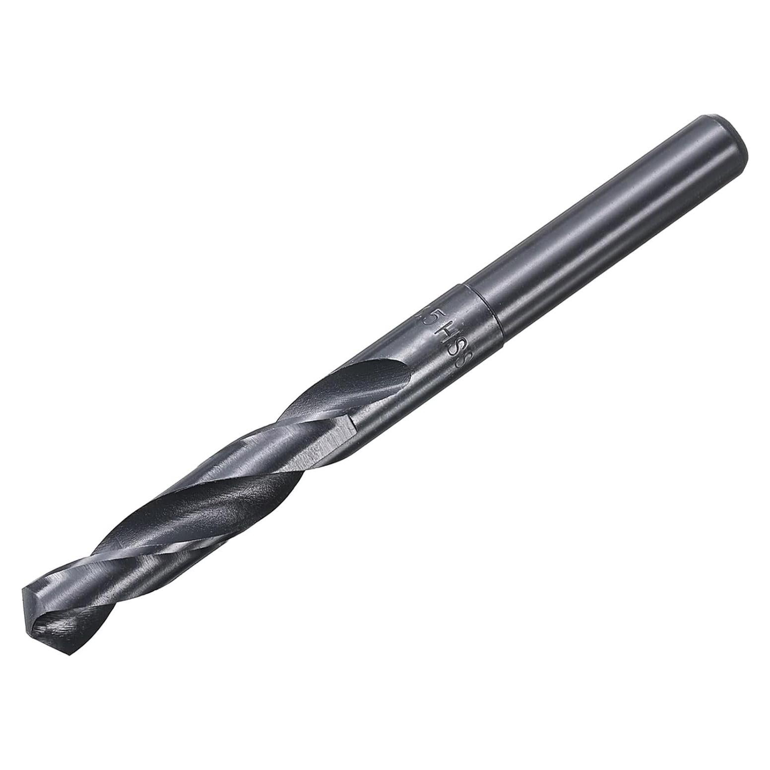 Broca HSS 13.5mm uxcell Mango Reducido Nitrurado Negro