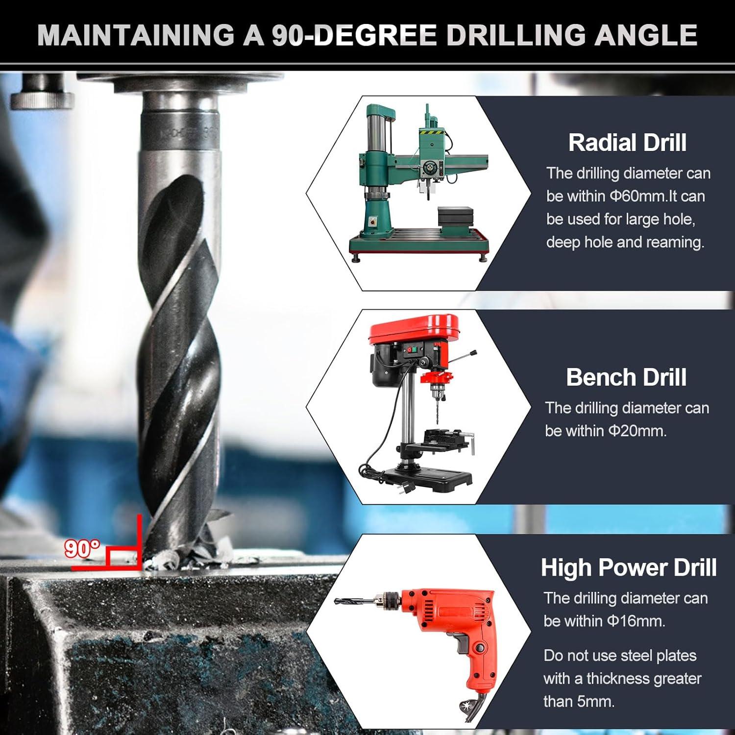 Broca HSS 13.5mm uxcell Mango Reducido Nitrurado Negro