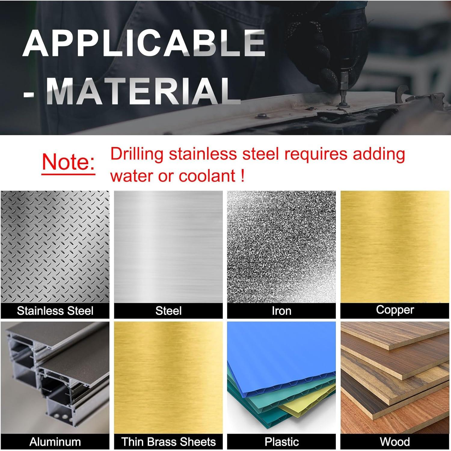 Broca HSS 13.5mm uxcell Mango Reducido Nitrurado Negro