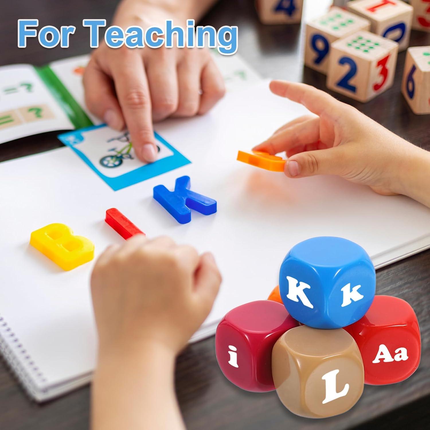 50 Dados Acrílicos en Blanco uxcell 16mm para Juegos de Mesa