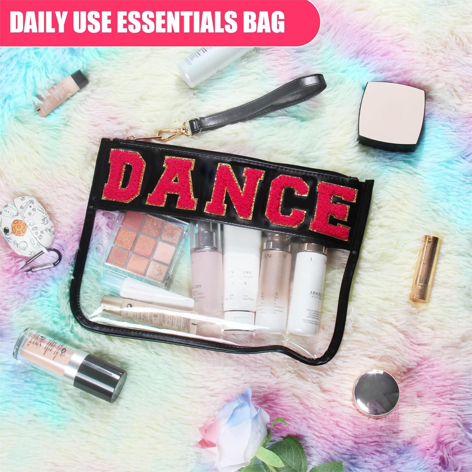 Bolsa de Maquillaje Clara BuyCard con Letras DANCE - Impermeable