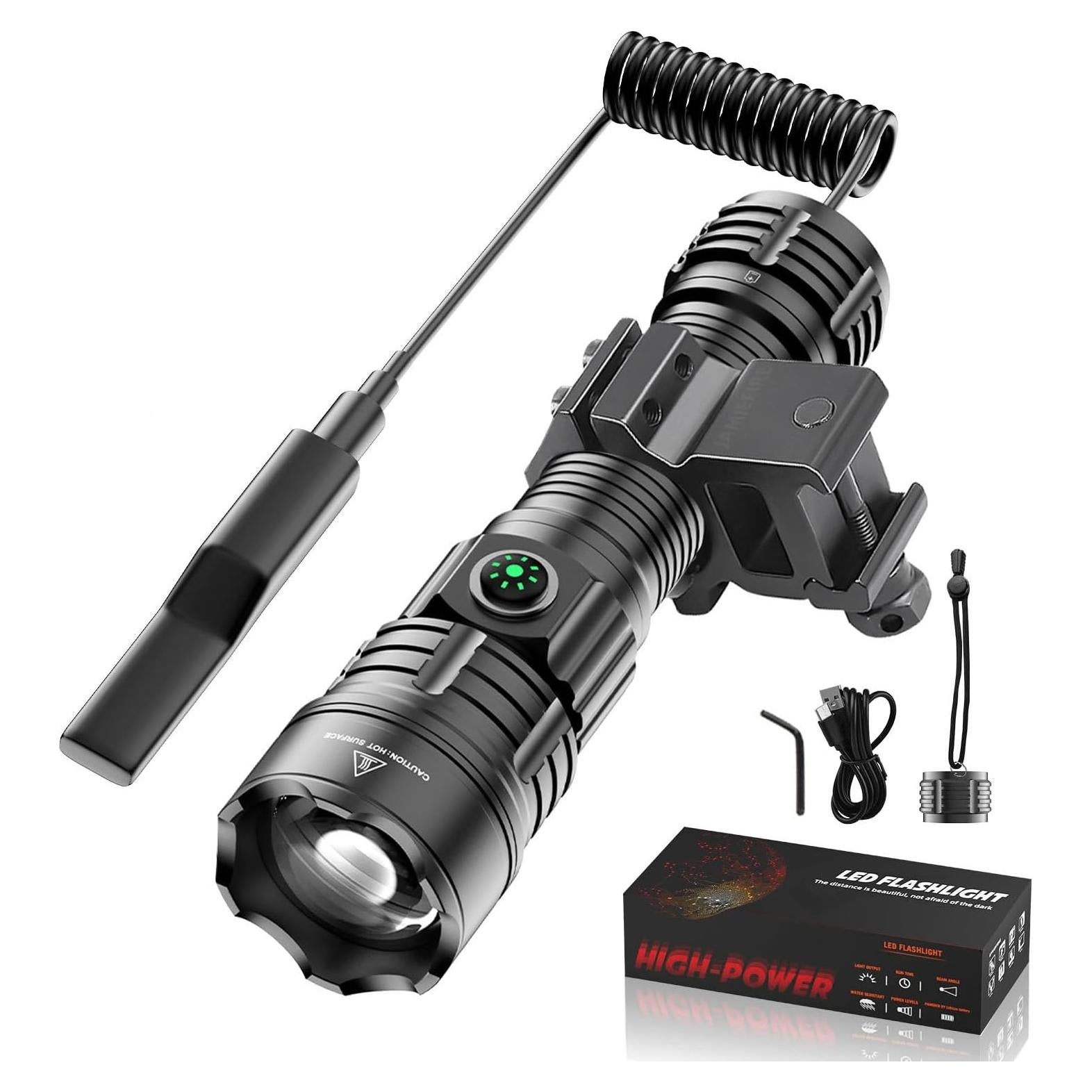 Linterna Táctica Recargable LINDAFIRE MT10S 300m 3 Modos