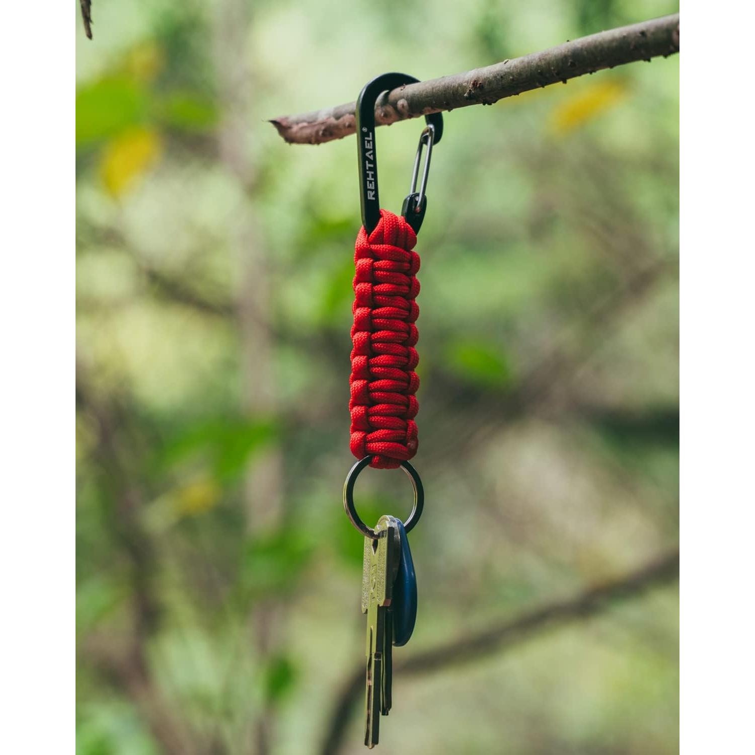 Cadenita de Llave Paracord REHTAEL 4 Piezas Resistente