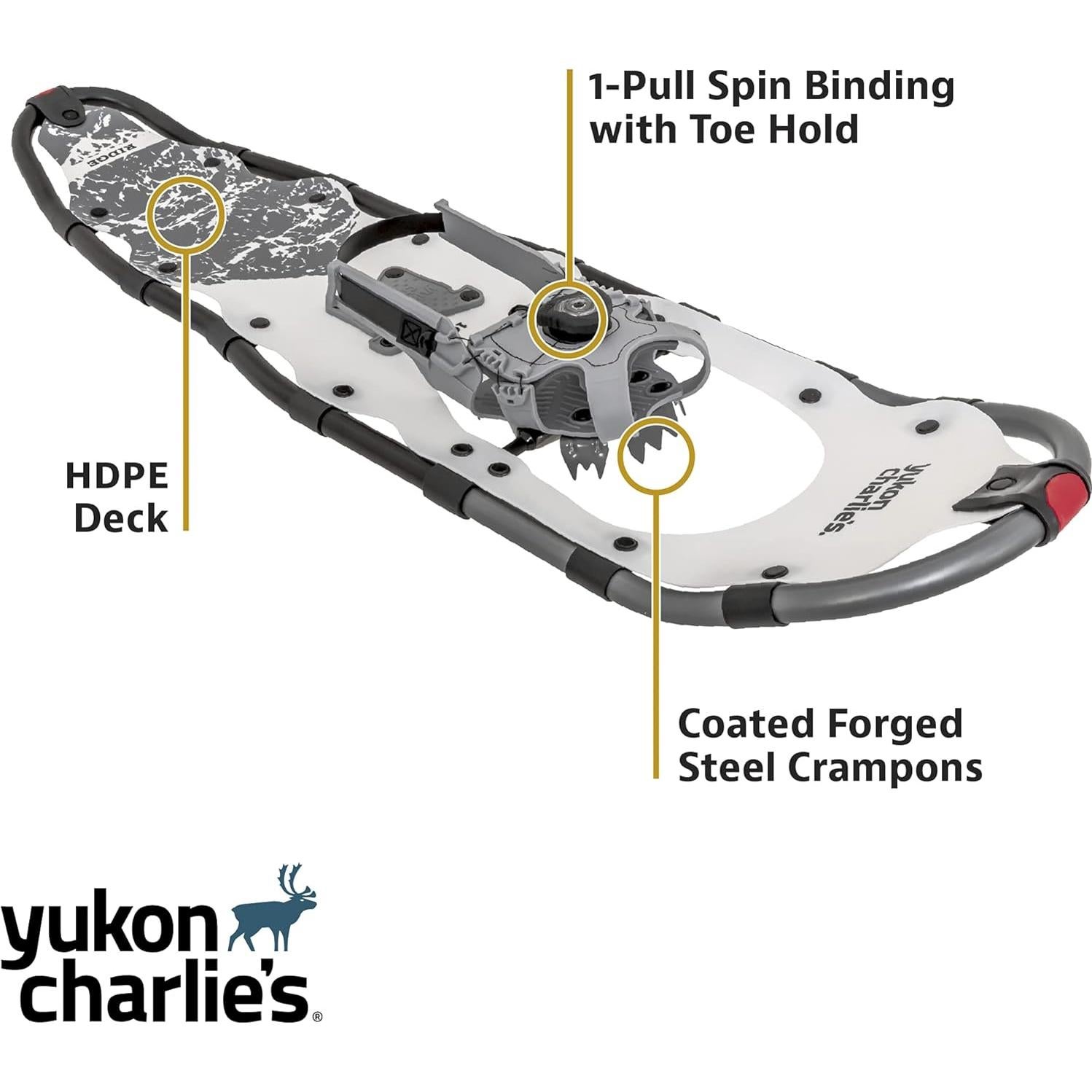 Raquetas de Nieve Yukon Charlie's Kit Ridge Unisex 25,4x91,4cm