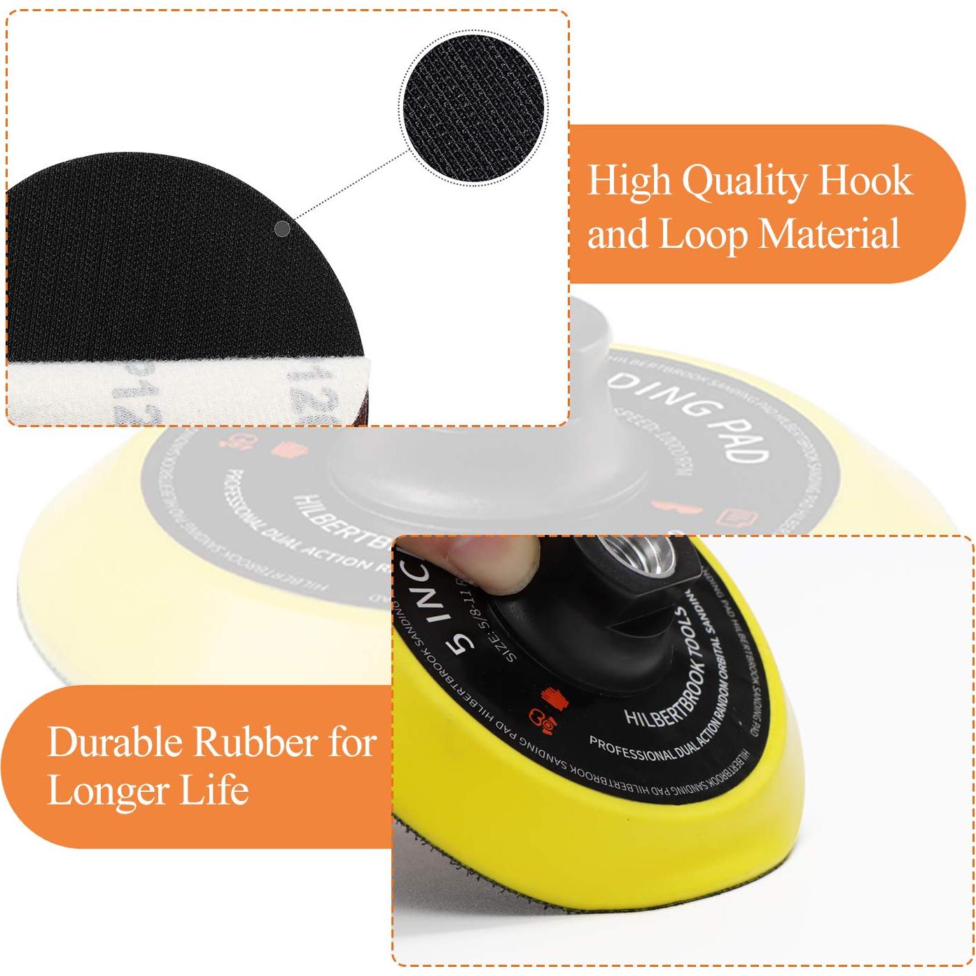 Placa de respaldo 5" Hilbertbrook para amoladora 5/8-11