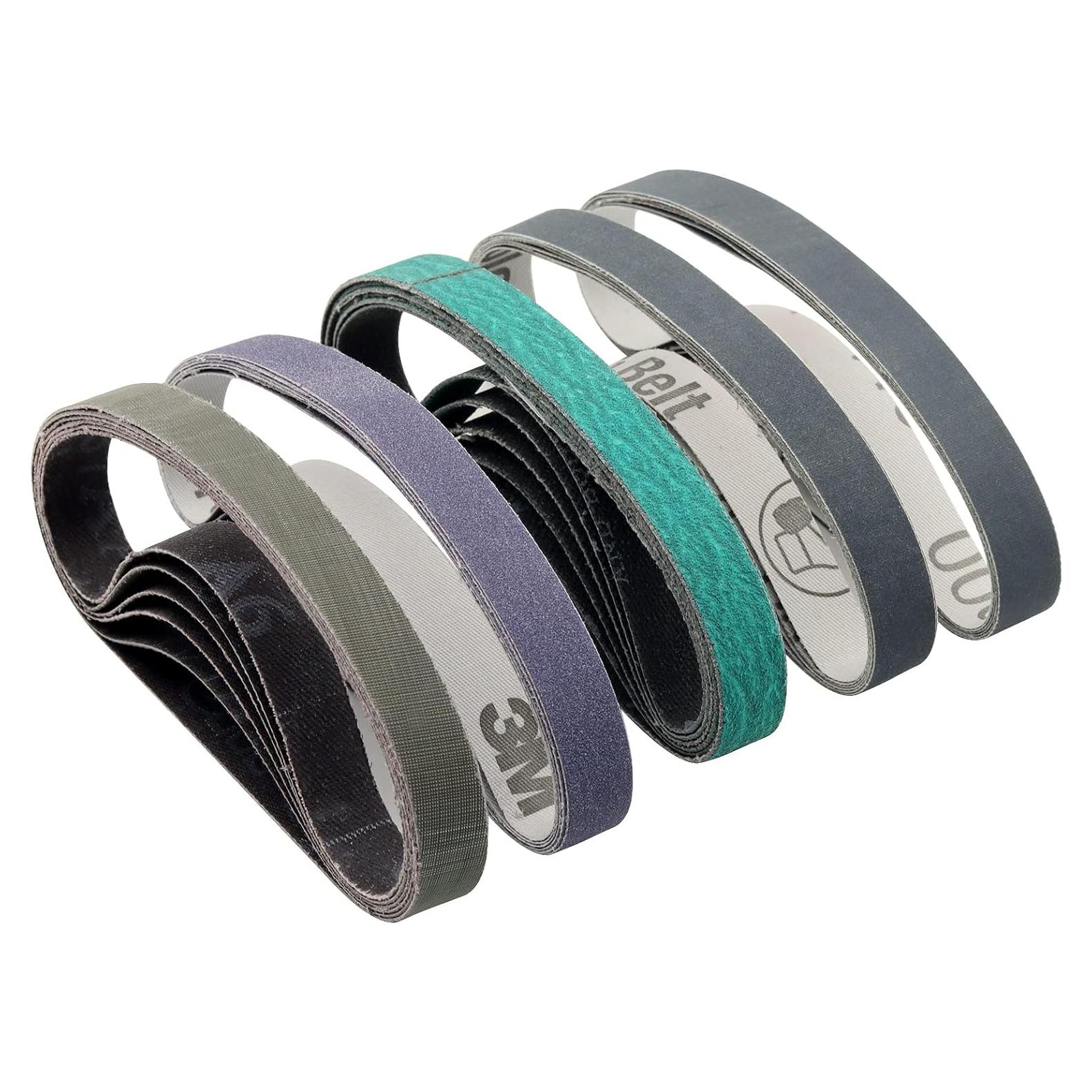 30 Cintas de Afilado 1.27x30.48 cm Work Sharp Granos Variados