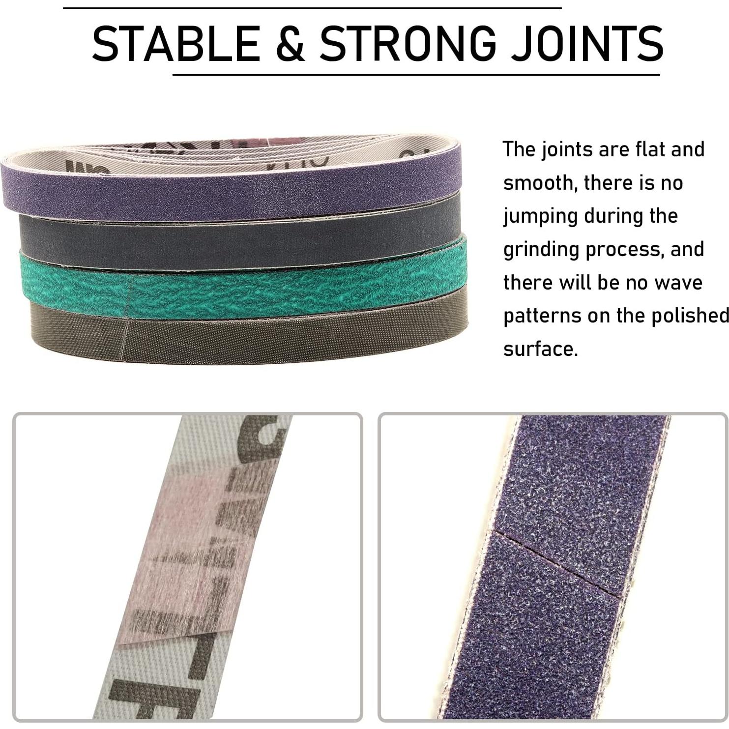 30 Cintas de Afilado 1.27x30.48 cm Work Sharp Granos Variados