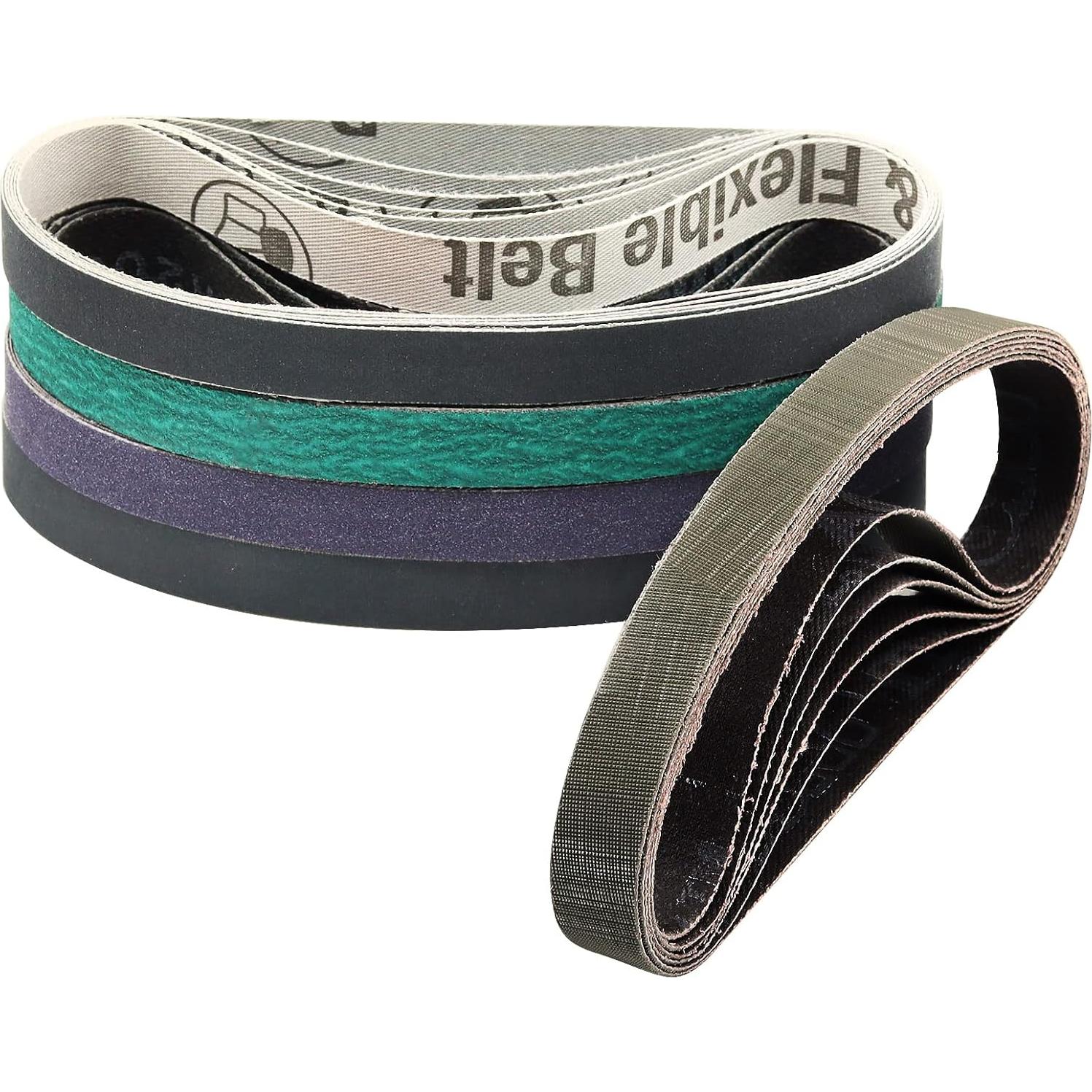 30 Cintas de Afilado 1.27x30.48 cm Work Sharp Granos Variados