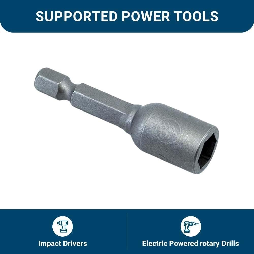 Adaptador de Tuerca Magnético Benchmark Abrasives 5/16" x 4.4 cm