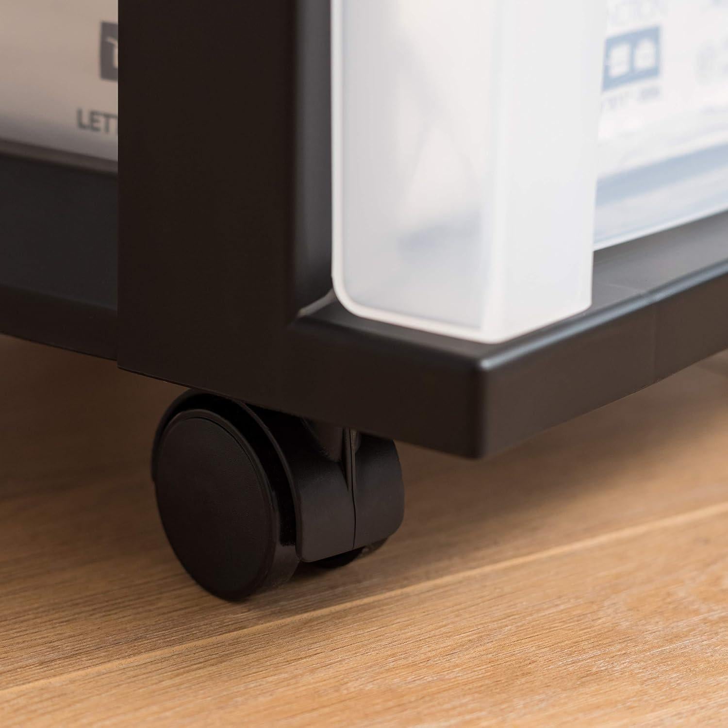 Carro Organizador de Cajones de Plástico IRIS USA, 3 Cajones