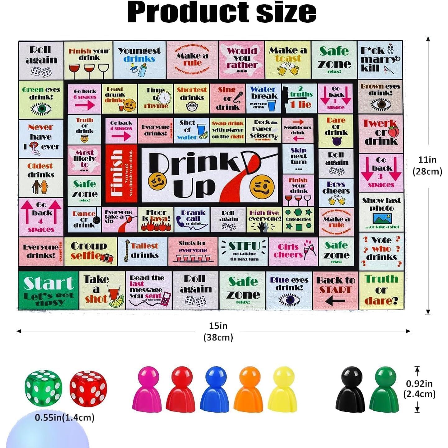 Juego de Mesa para Fiesta Esclane - 2-8 Jugadores Adultos