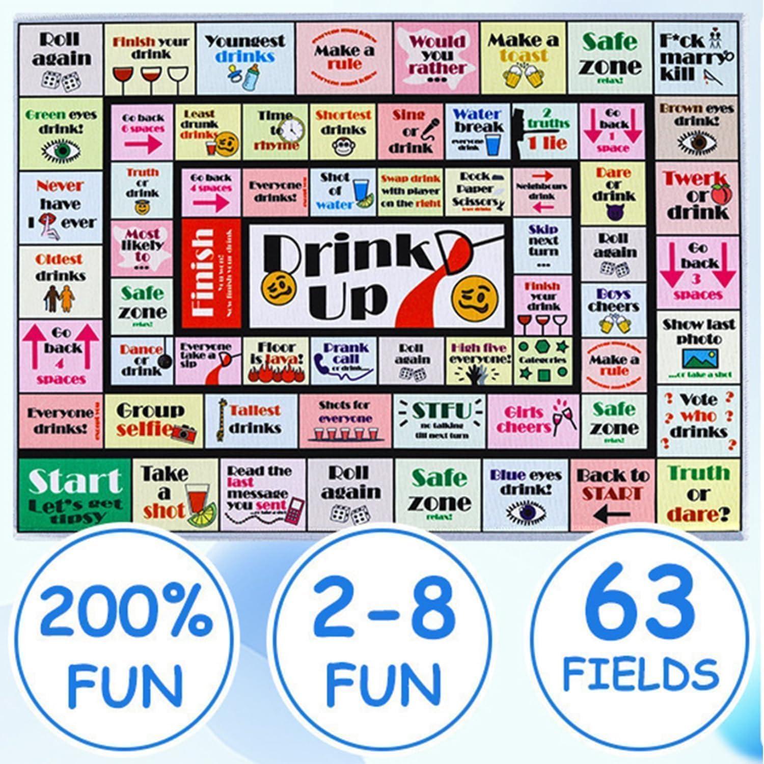 Juego de Mesa para Fiesta Esclane - 2-8 Jugadores Adultos