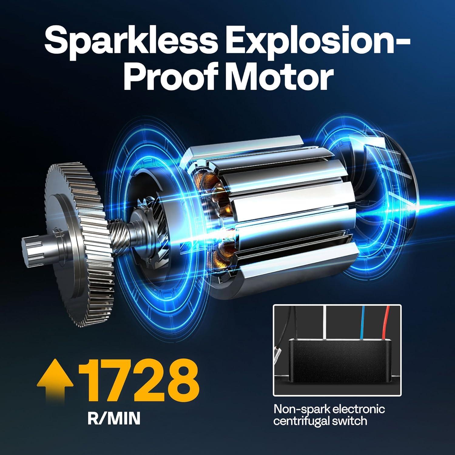 Bomba de Vacío VIVOHOME 1/3HP 4.5CFM y Manómetro A/C