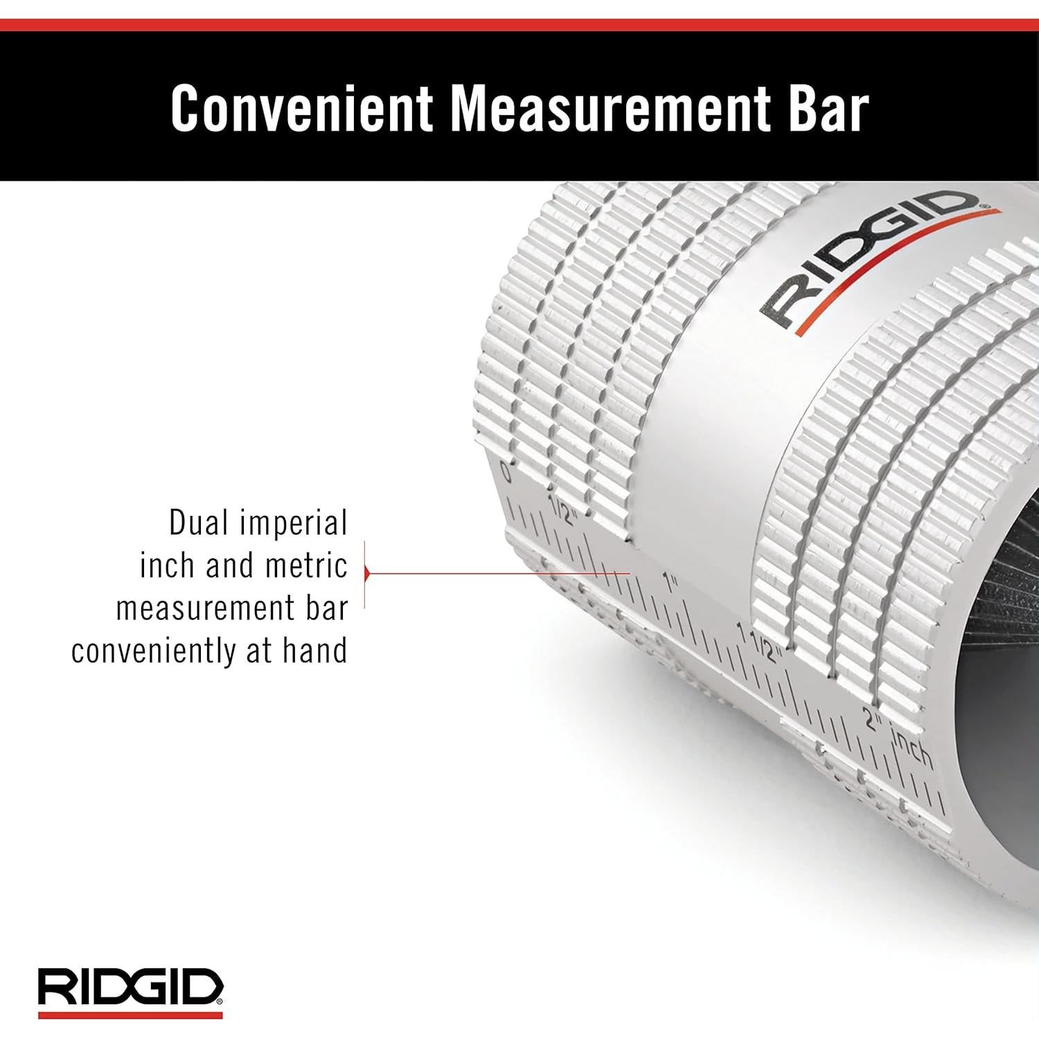 Reamer RIDGID 223S 6.35 a 31.75 mm para Tubos de Cobre y Acero