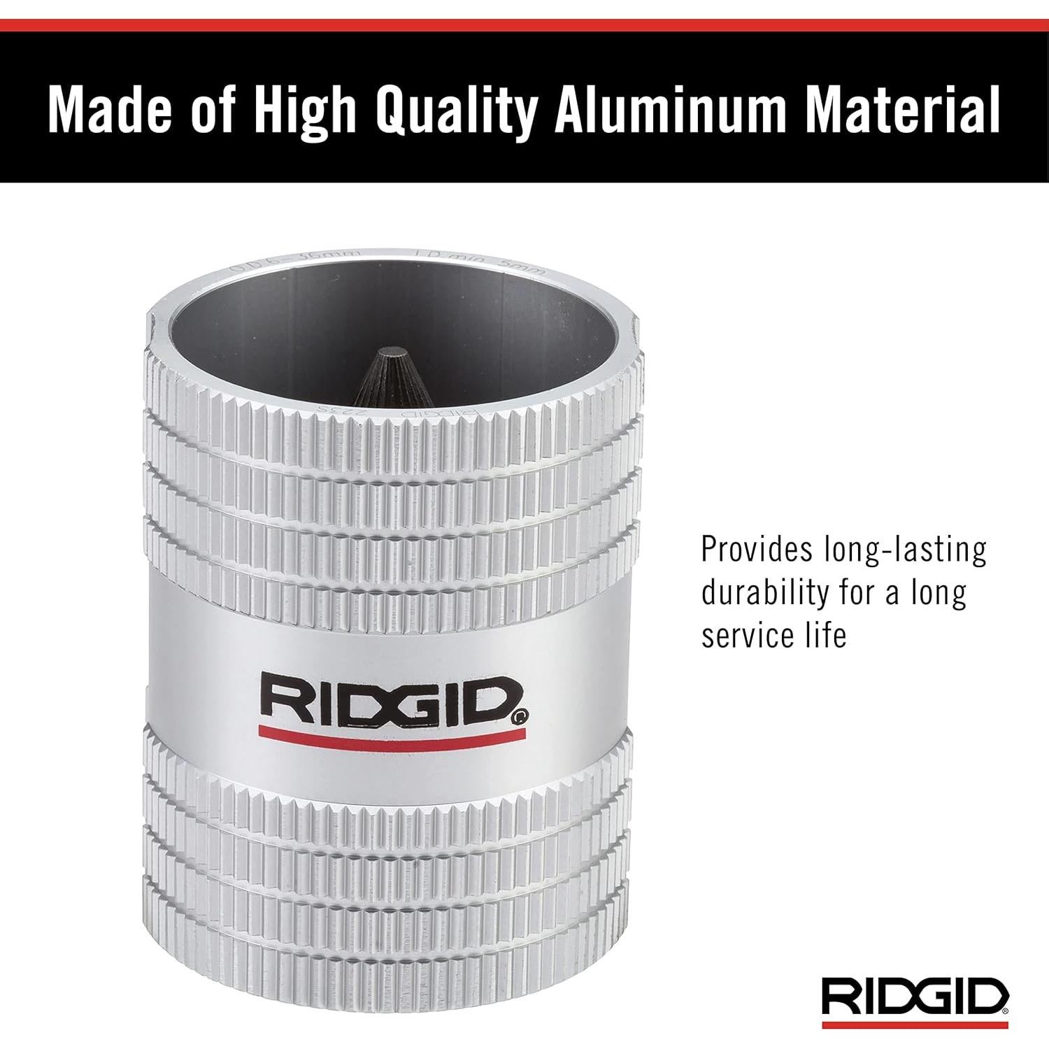 Reamer RIDGID 223S 6.35 a 31.75 mm para Tubos de Cobre y Acero