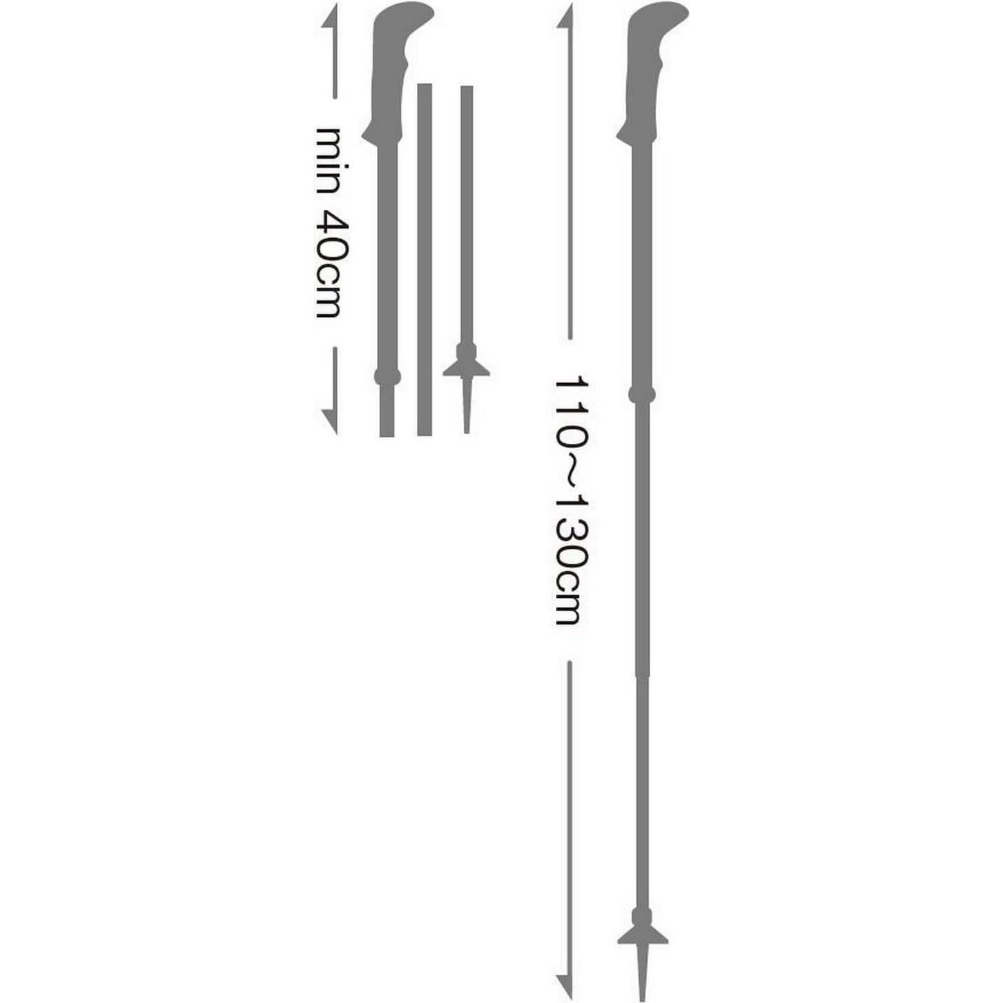 Bastones de Senderismo LEKI Makalu FX Carbon Plegables 110-130 cm