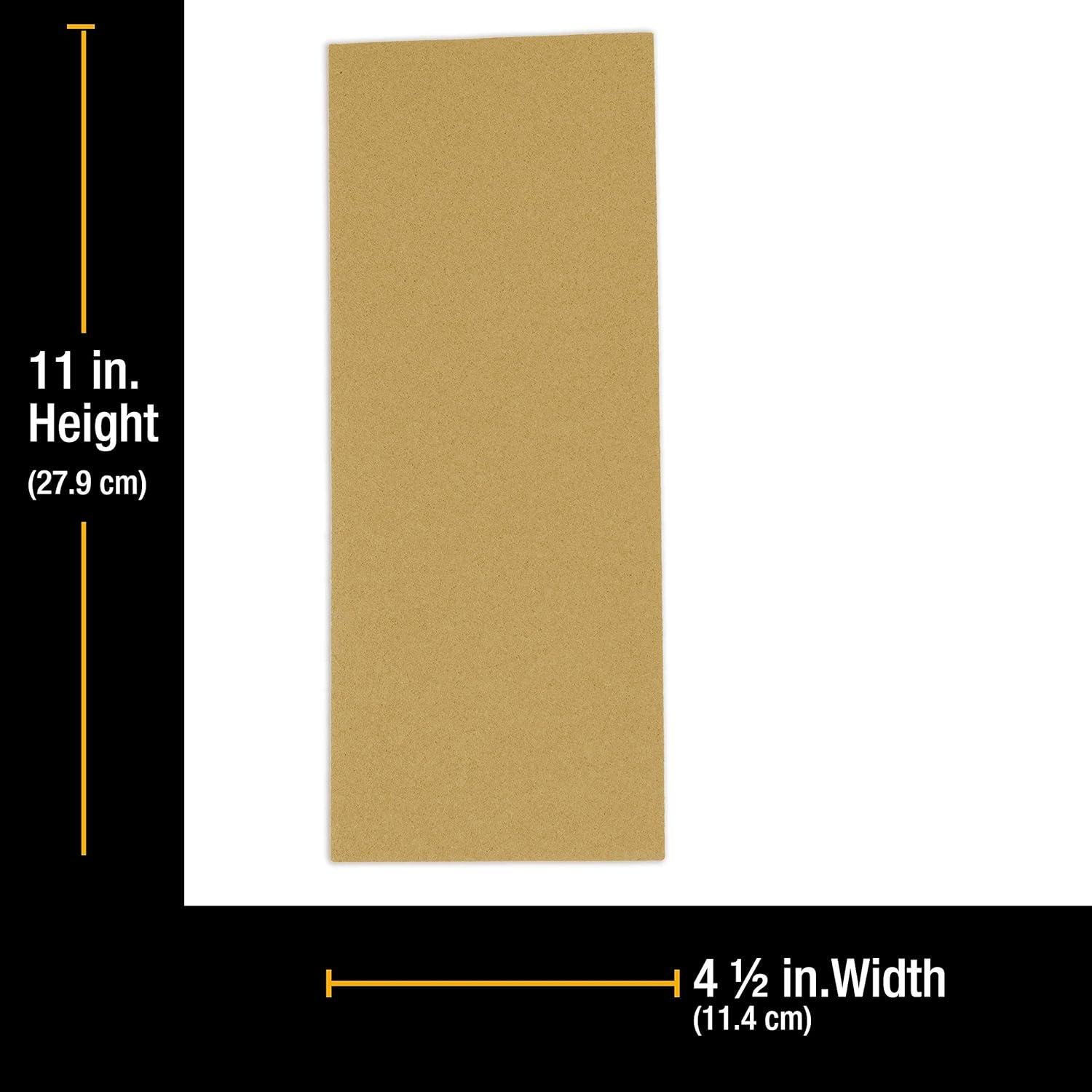 Papel de Lija Dura-Gold Grano 40 Dorado 12 Hojas 11.4x27.9cm