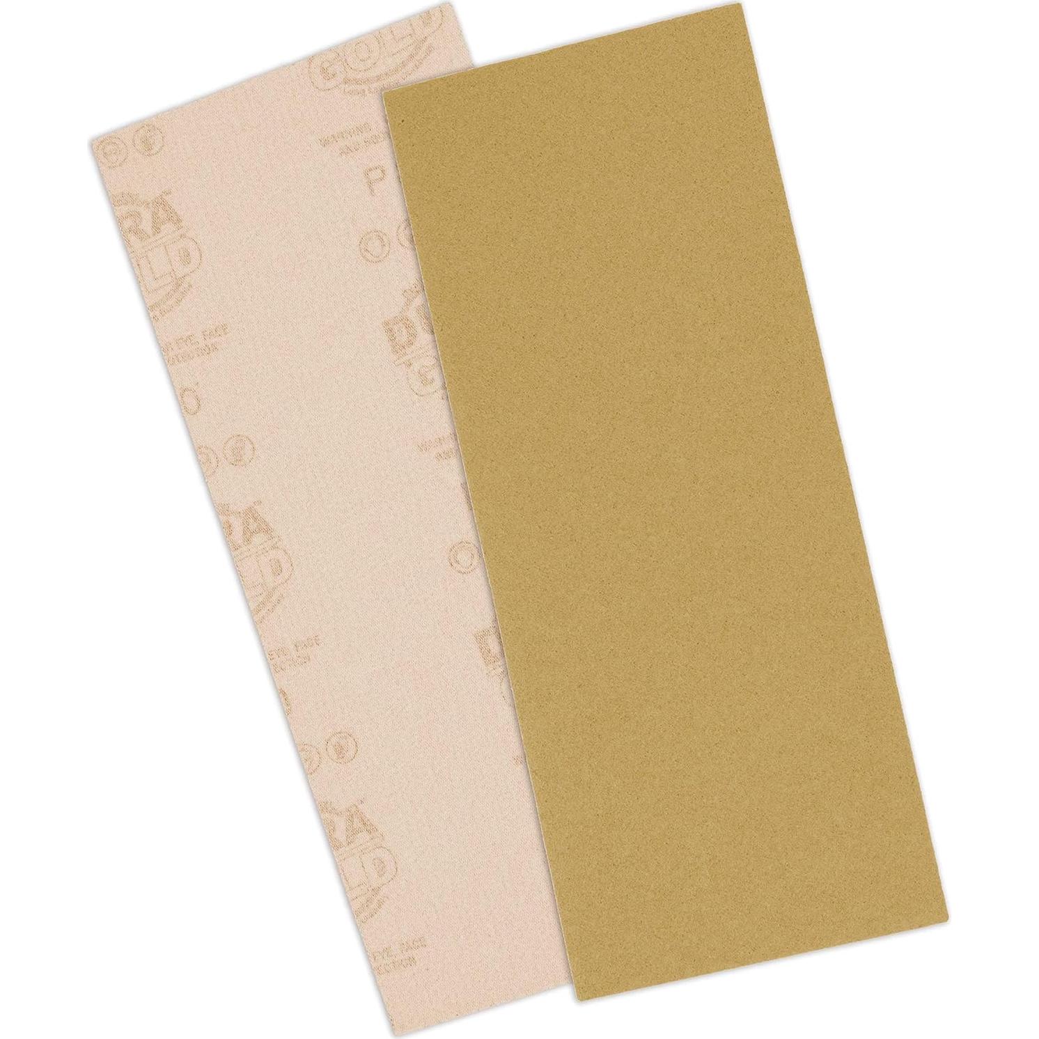 Papel de Lija Dura-Gold Grano 40 Dorado 12 Hojas 11.4x27.9cm