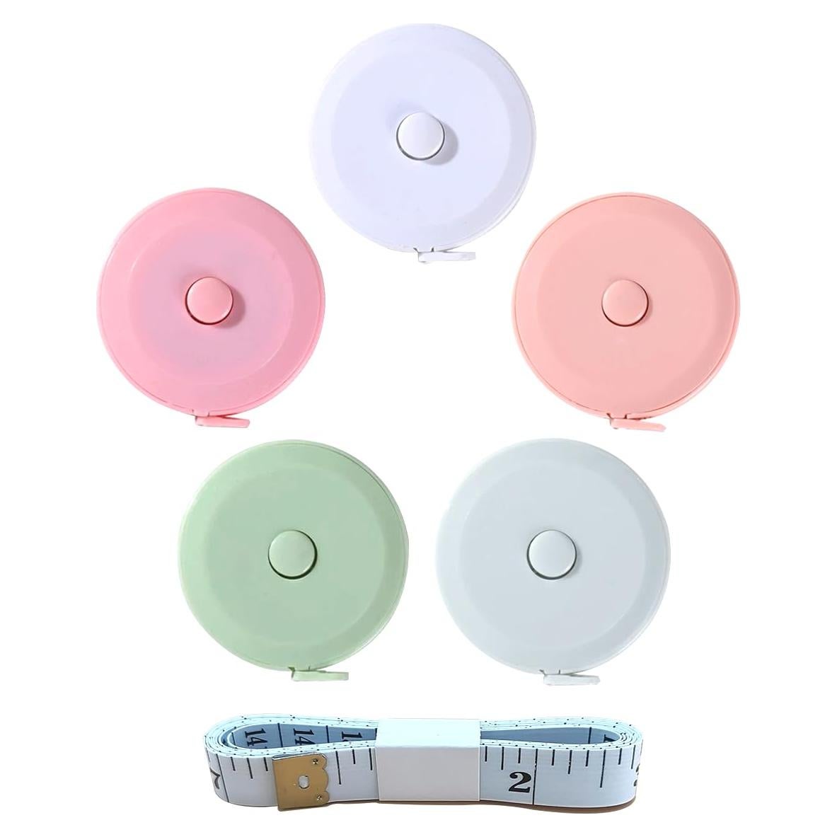 Paquete de 5 cintas métricas retráctiles STAMI PLET 150 cm