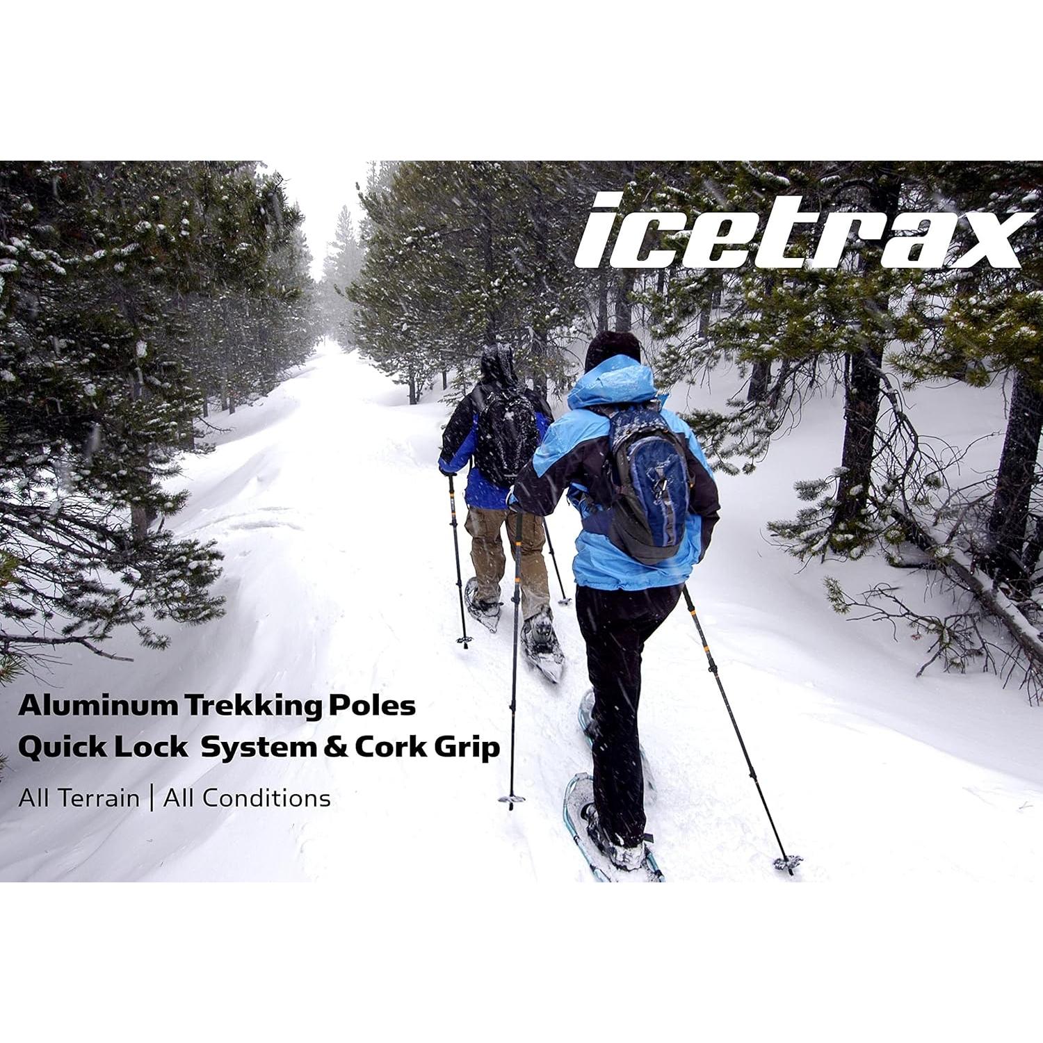 Bastones de Senderismo ICETRAX Ajustables y Plegables