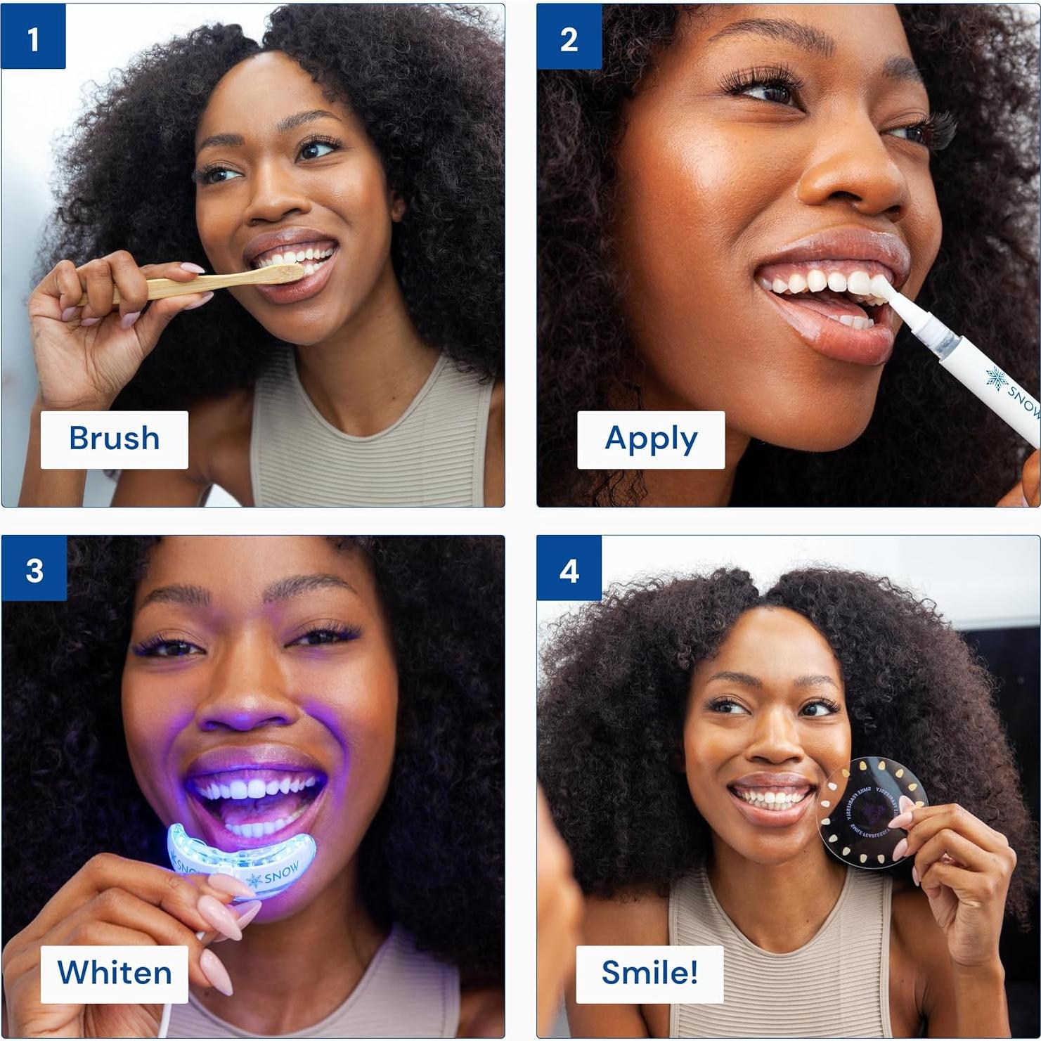 Tiras Blanqueadoras SNOW Diamond Dissolving - 14 Unidades