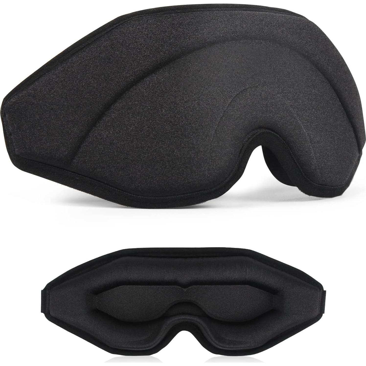 Máscara de Sueño 3D WM para Dormir - Ajustable y Suave