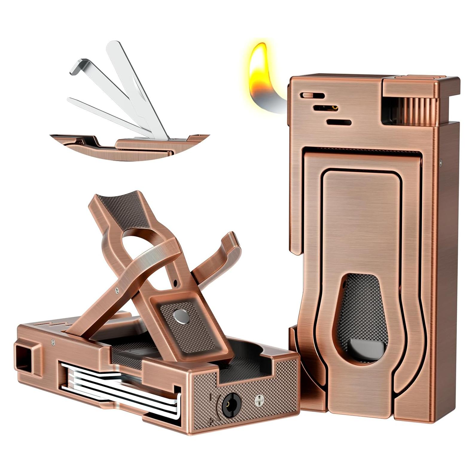 Encendedor de Pipa FANKAI 5 en 1 con Soporte y Herramientas