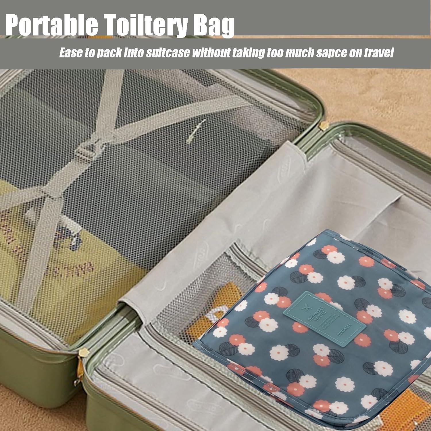 Bolsa de Aseo Portátil L&FY Rosa Compacta y Ligera